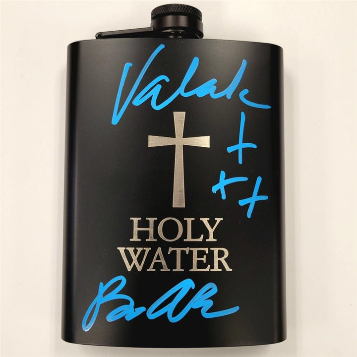 Bonnie Aarons signed "Valak" The Nun Holy Water Flask autograph Beckett BAS WIT