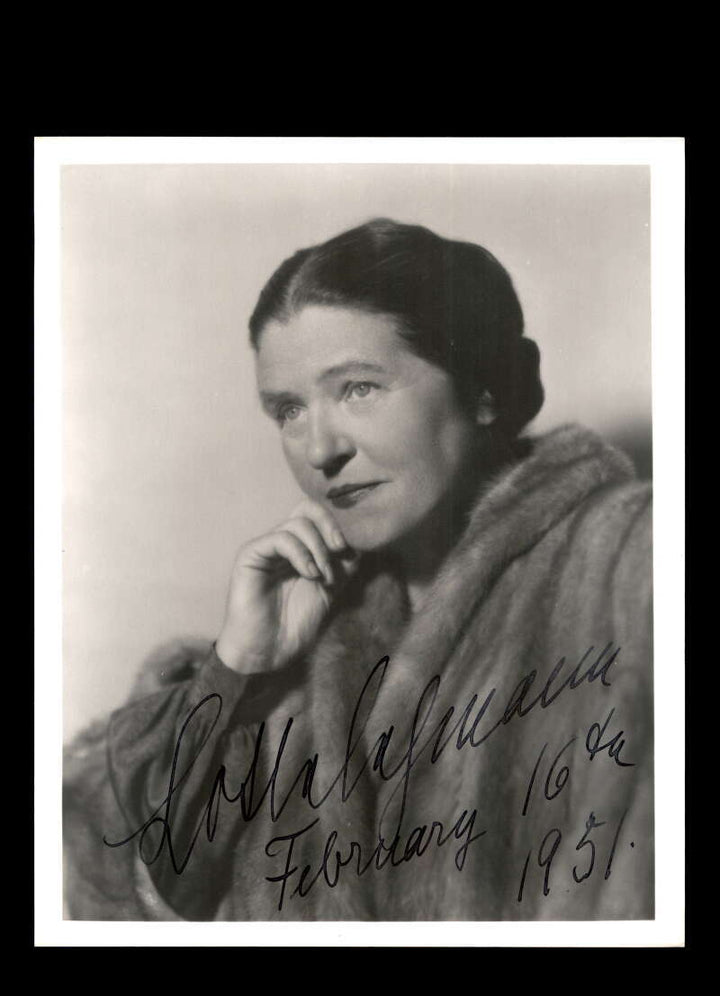 Lotte Lehman JSA Loa Signed 8x10 Photo Autograph