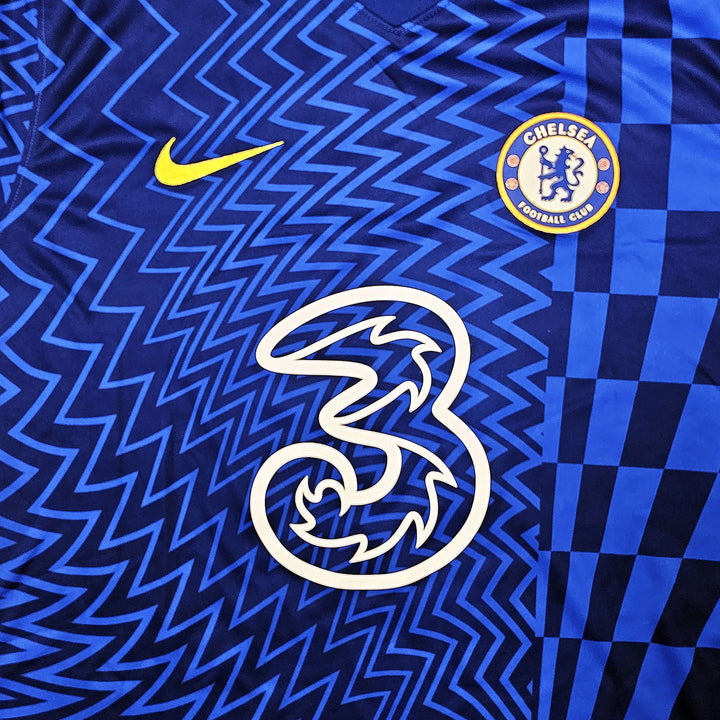Chelsea F.C. Mason Mount Auto Signed Blue Nike Jersey Size XL in Black Beckett