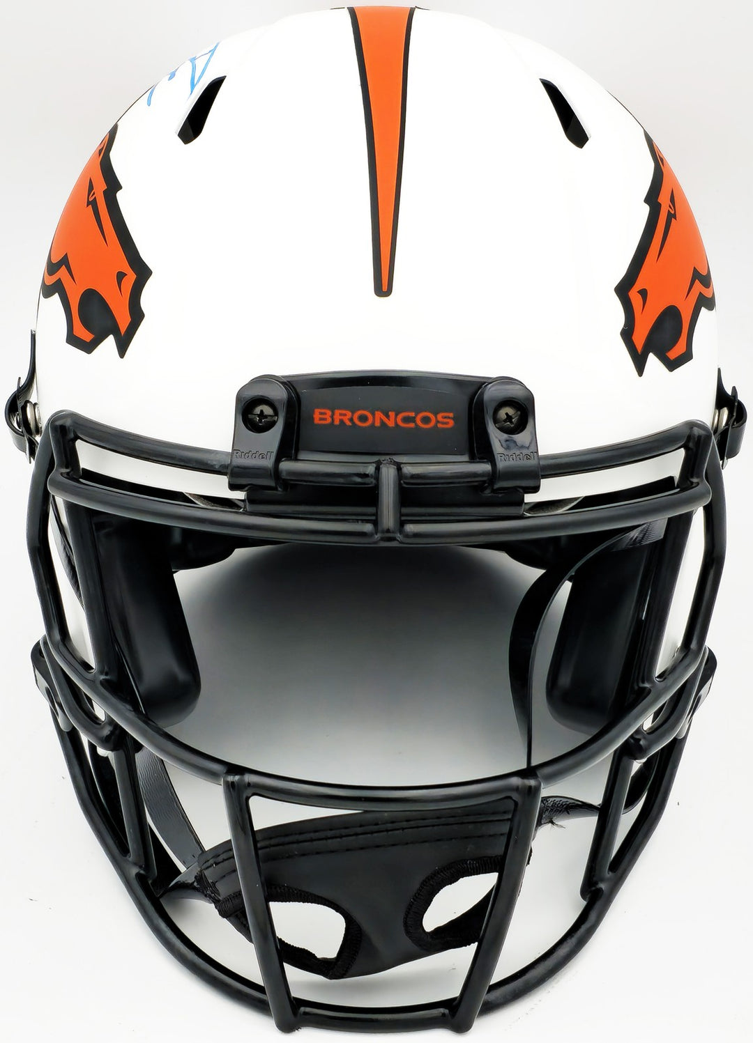 Russell Wilson Auto Broncos Lunar Eclipse White Full Size Auth Helmet Fanatics