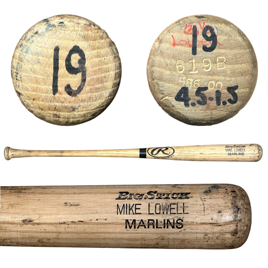 Mike Lowell Game Used 2000 Baseball Bat PSA/DNA Graded 9 Florida Marlins