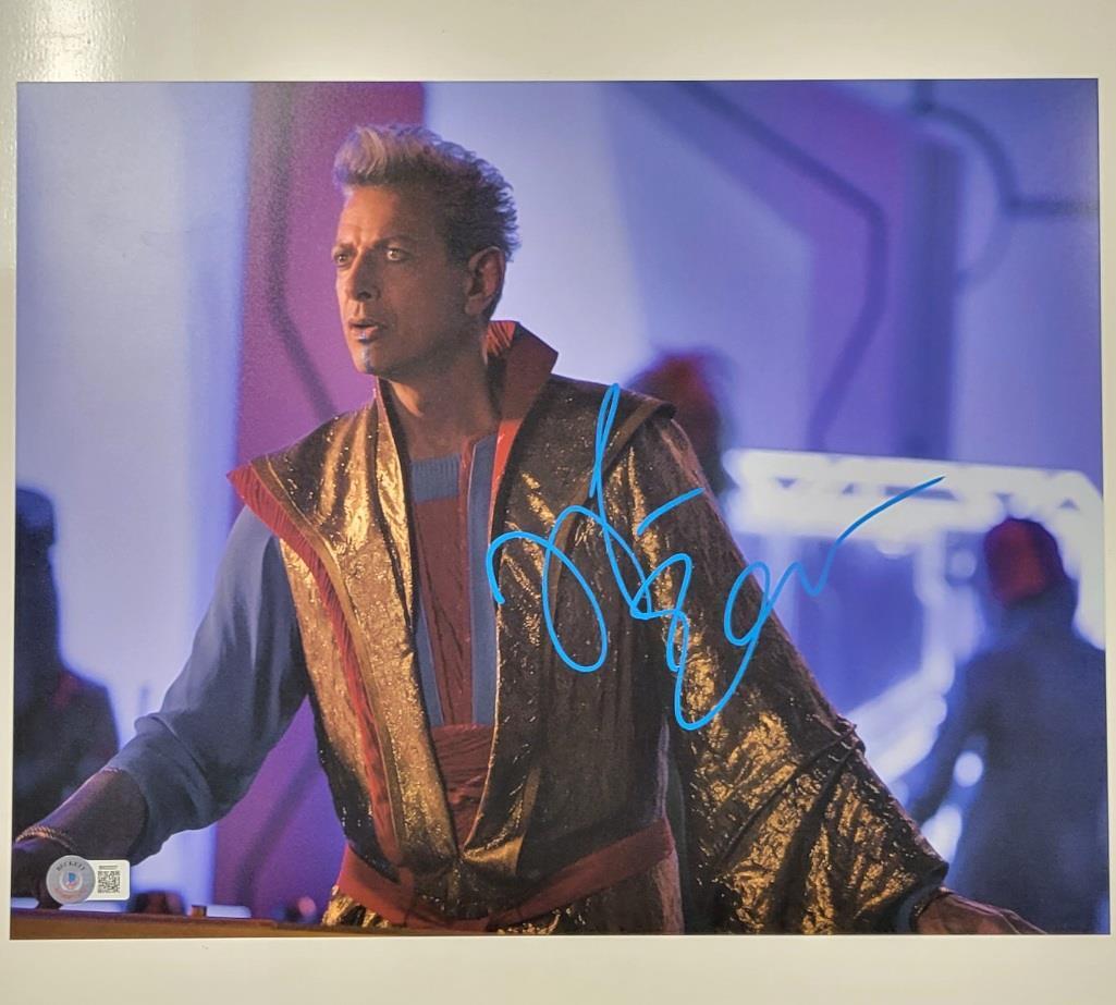 Jeff Goldblum signed Thor Grandmaster 11x14 photo autograph ~ Beckett BAS