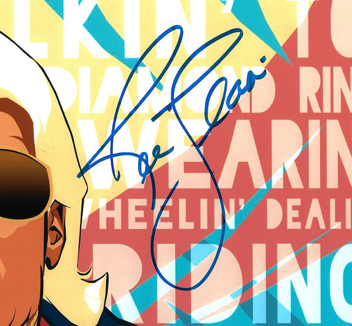 Ric Flair Autographed Signed 11x14 Photo Animated JSA