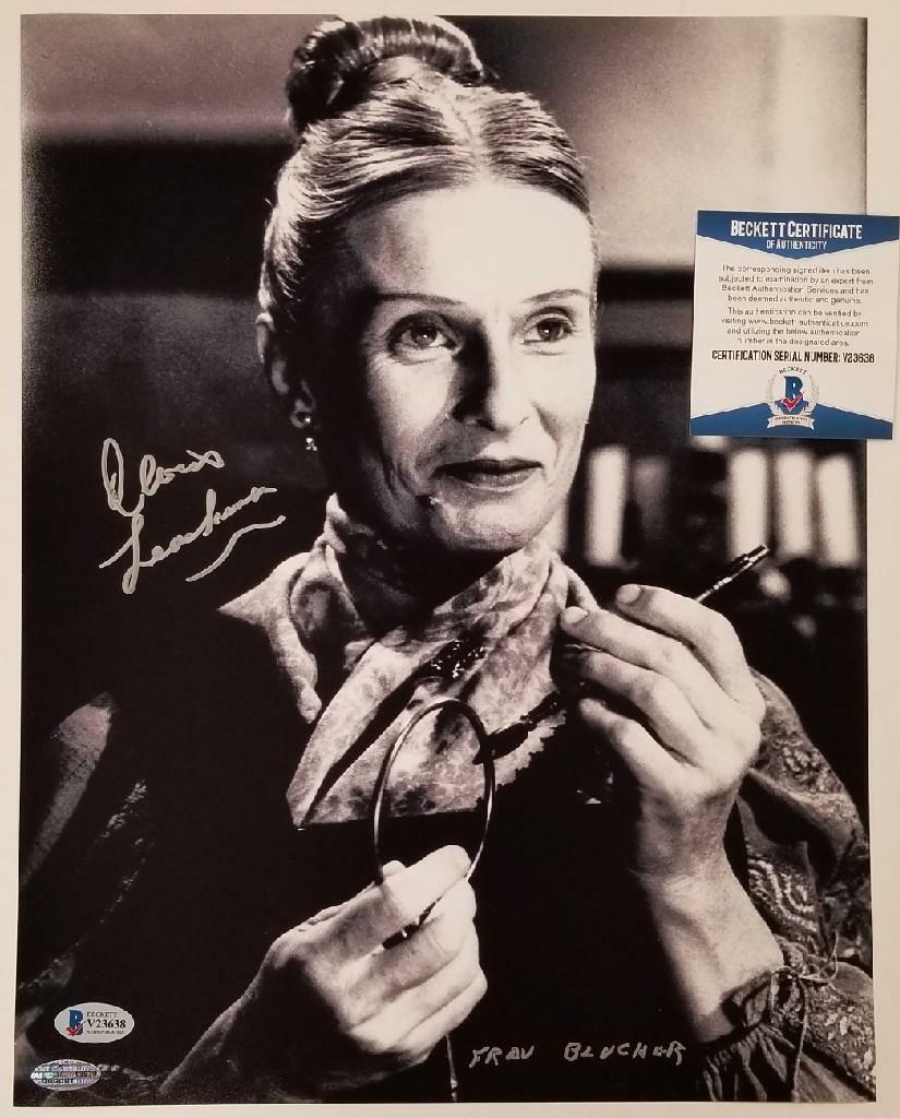 Cloris Leachman signed "Frau Blucher" Young Frankenstein 11x14 Photo #2~ BAS COA