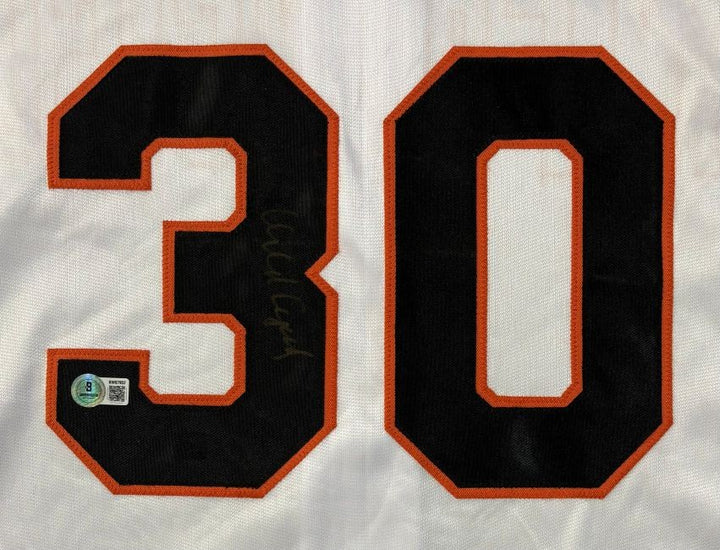 Orlando Cepeda San Francisco Signed White Baseball Jersey BAS
