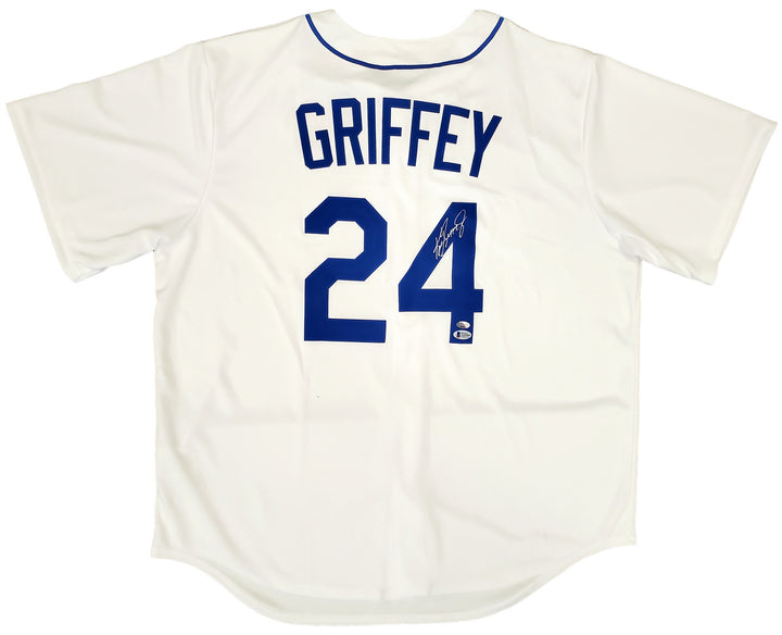 Mariners Ken Griffey Jr. Signed White Nike Jersey Size XL Beckett & MCS Holo