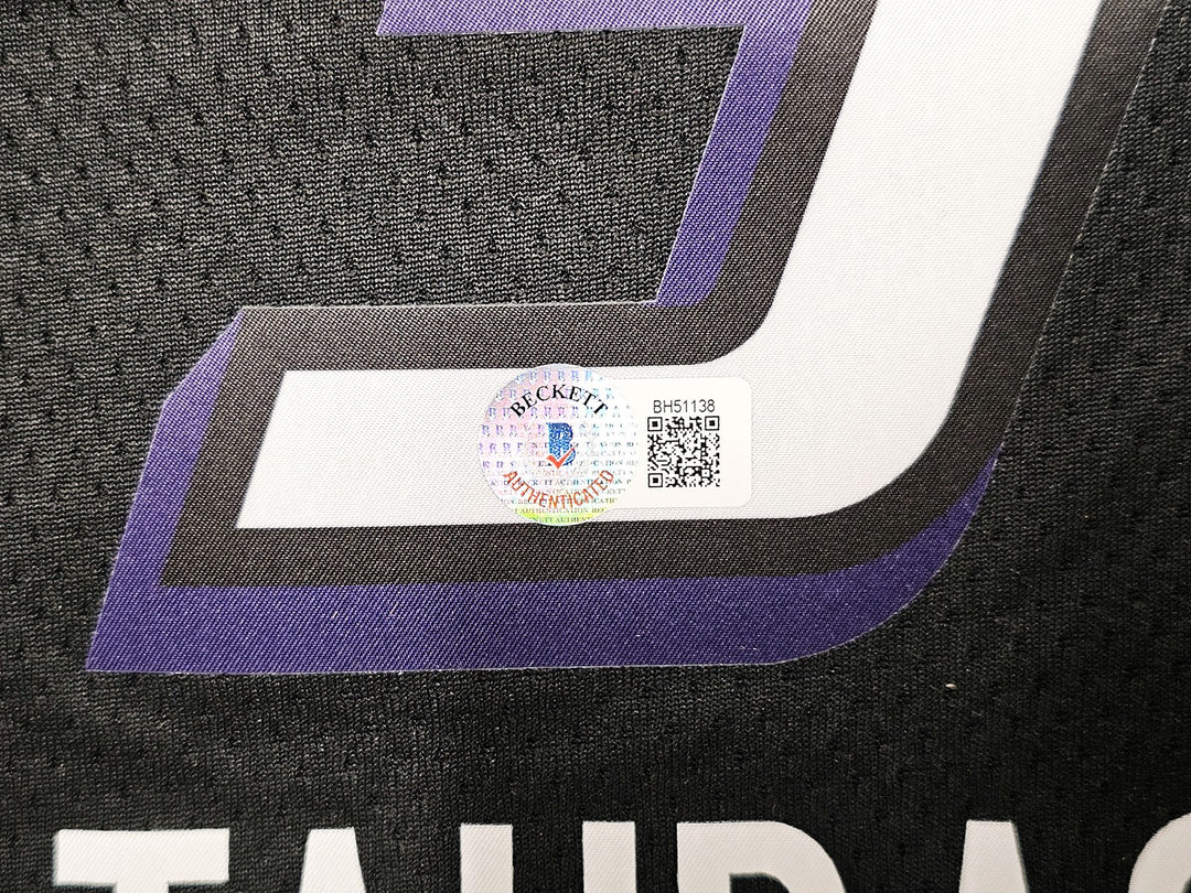 Phoenix Mercury Diana Taurasi Auto Black Nike Rebel Edition Jersey Sz XL Beckett