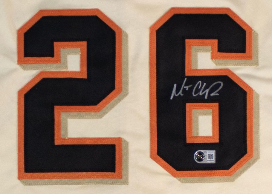 Matt Chapman San Francisco Signed Cream Baseball Jersey BAS