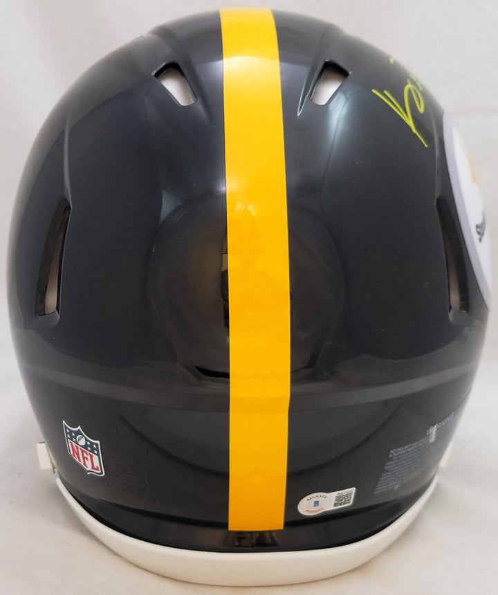 Kenny Pickett Signed Steelers Black Full Size Authentic Speed Helmet Beckett