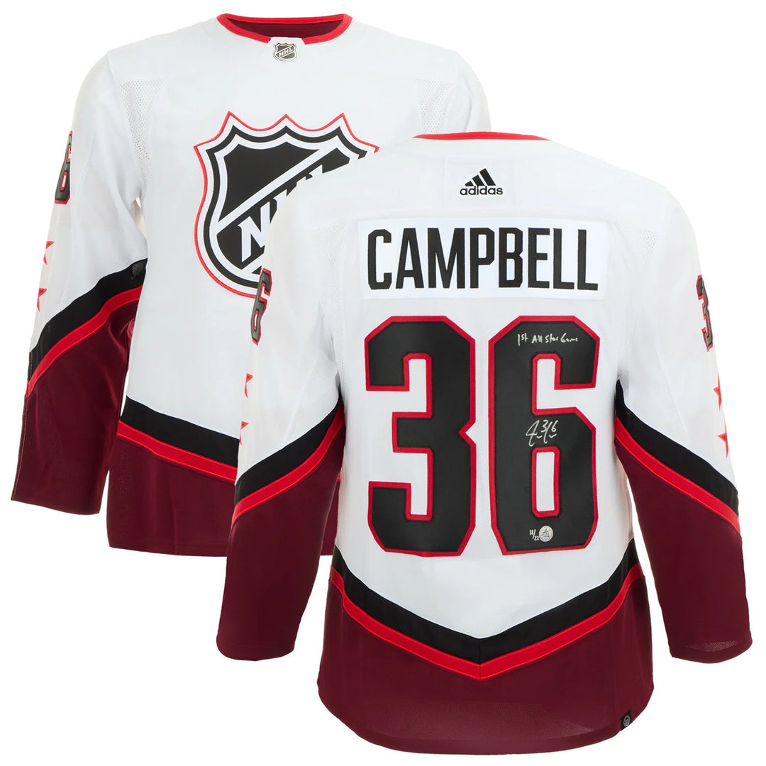 Jack Campbell Signed 2022 NHL All-Star 1st ASG Game adidas Jersey /#22