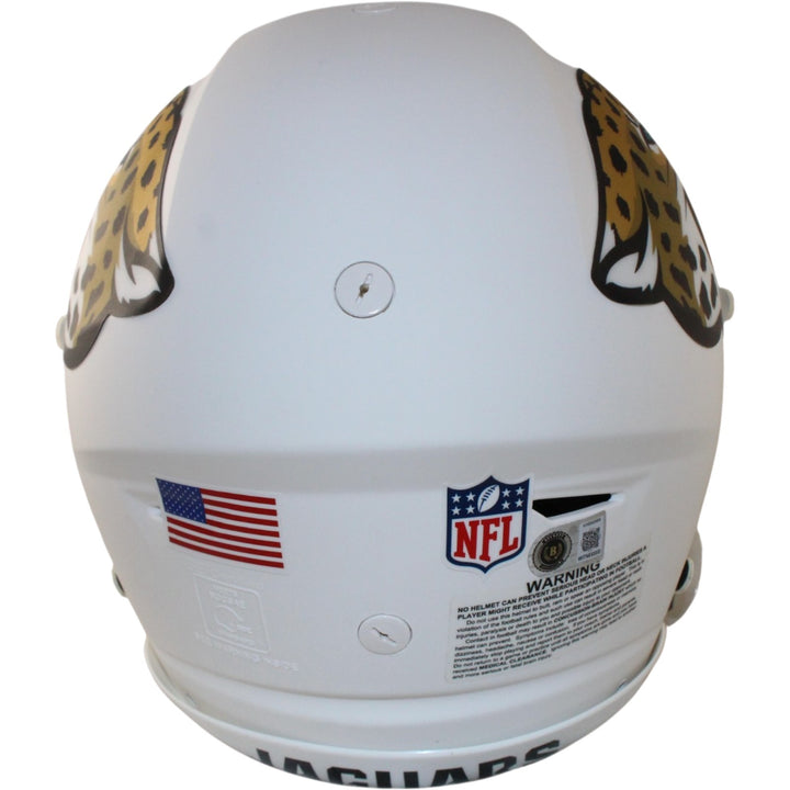 Travis Hunter Autographed Jacksonville Jaguars ALT SpeedFlex Beckett WIT 57932