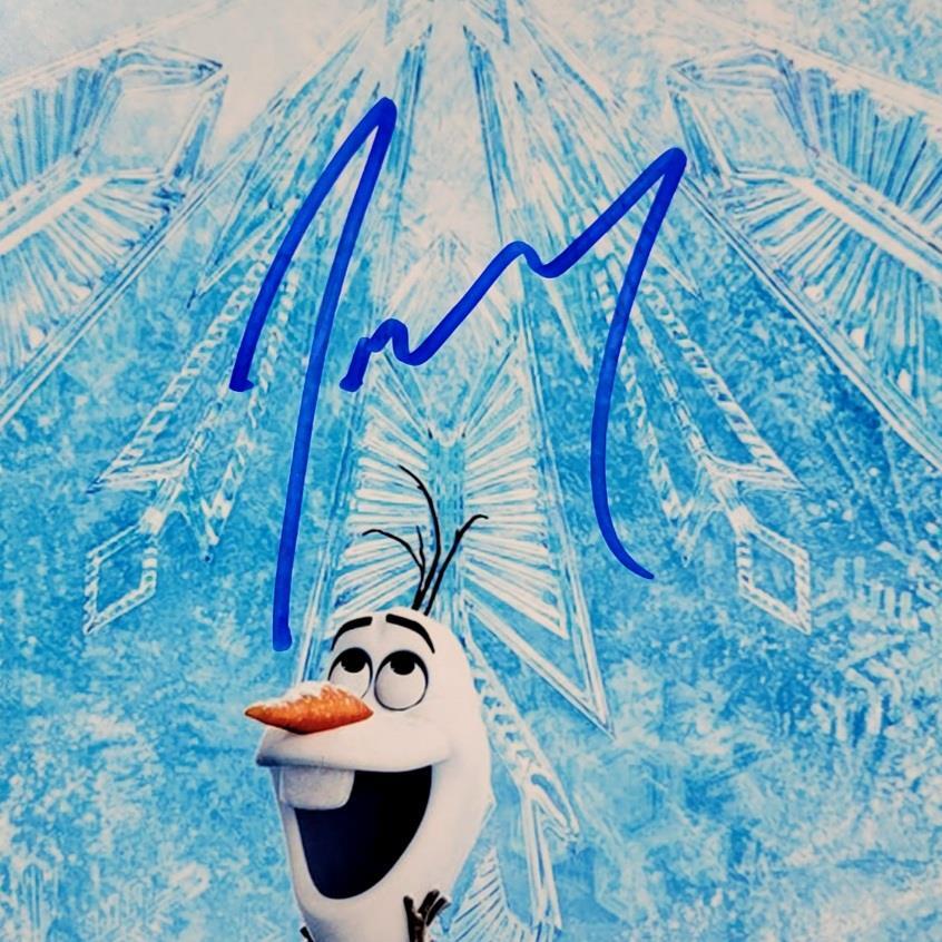 Josh Gad signed Frozen Disney Olaf 11x14 photo autograph ~ Beckett BAS