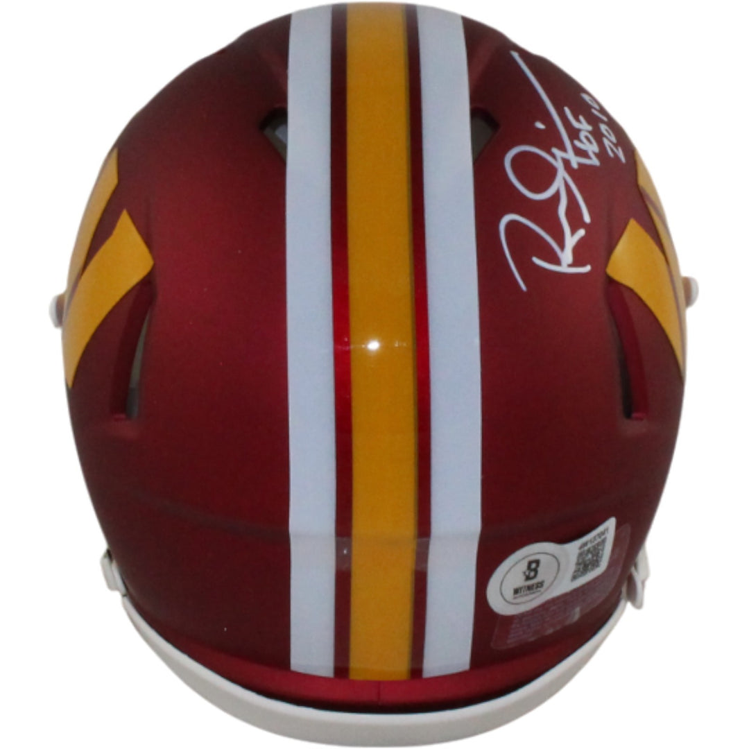 Russ Grimm Signed Washington Commanders 25 Alt Mini Helmet HOF Beckett WIT 54747