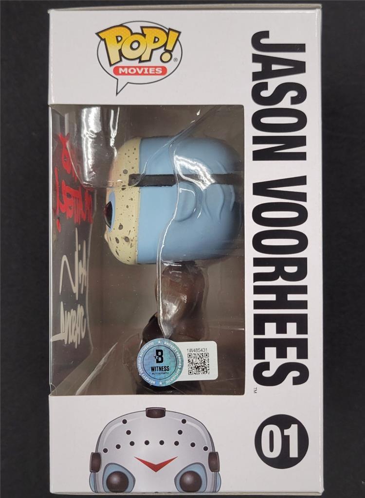 Ari Lehman signed RARE INSCRIPTION Friday the 13th Funko Pop auto ~ Beckett BAS