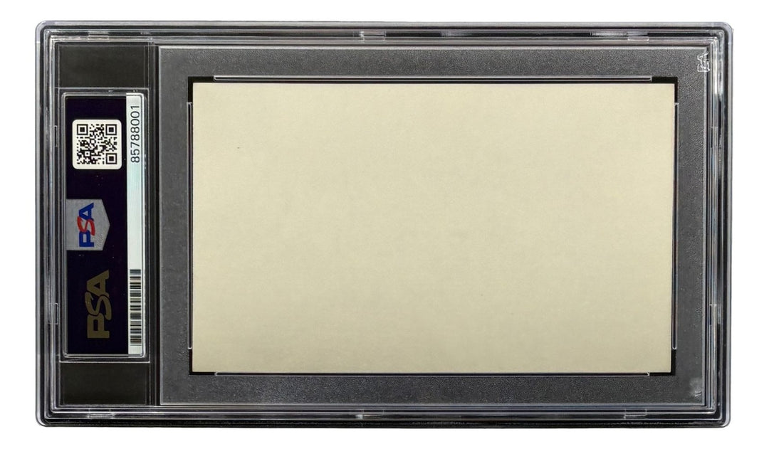 Jack Dempsey Boxing Signed In Blue Index Card PSA/DNA