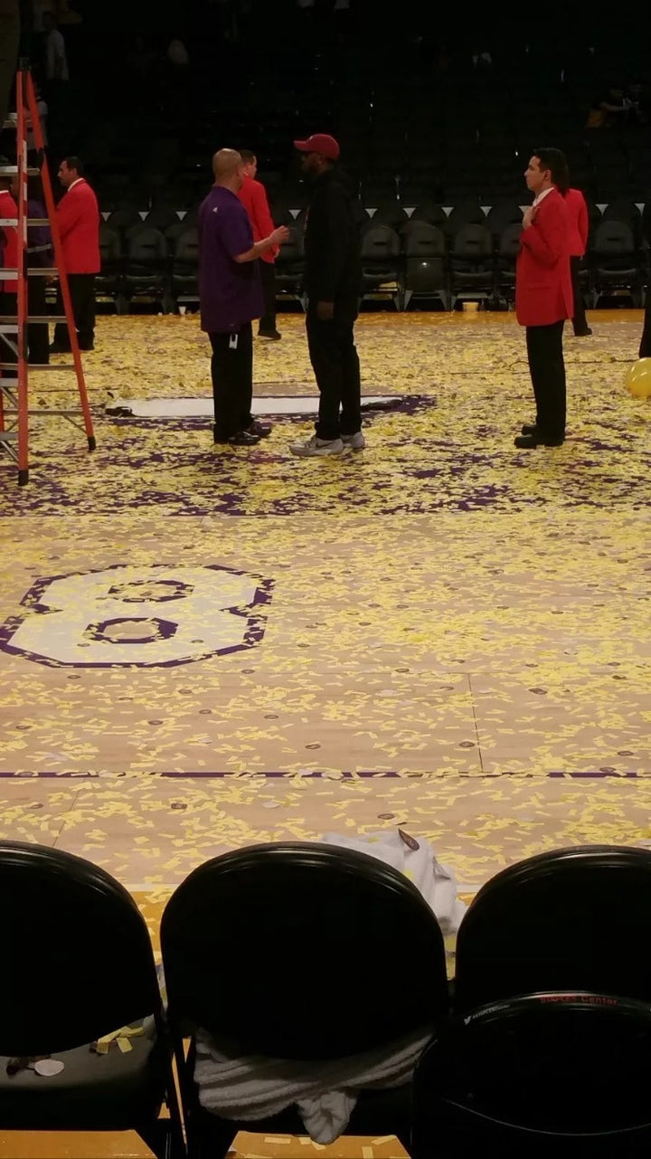 Kobe Bryant Final Game Authentic Confetti Frame 8x10 Collage Ticket Last Retire