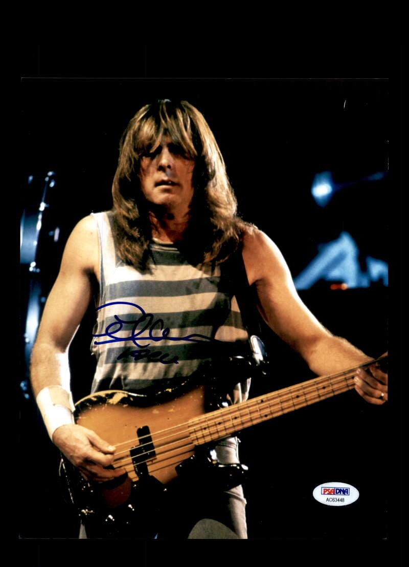 Cliff Williams PSA DNA Coa Signed 8x10 Photo Autograph AC/DC
