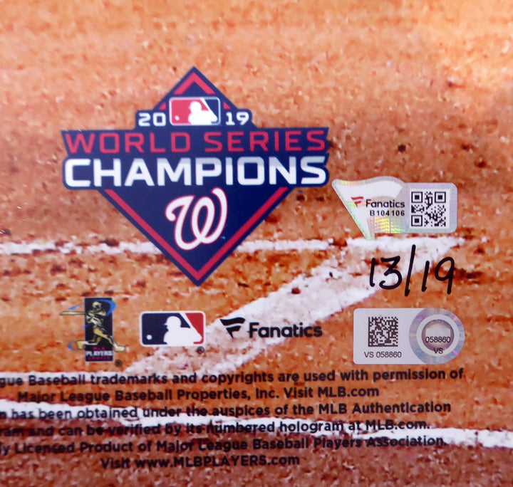 Anthony Rendon Signed 16x20 Photo Washington Nationals Stats #/19 MLB Holo
