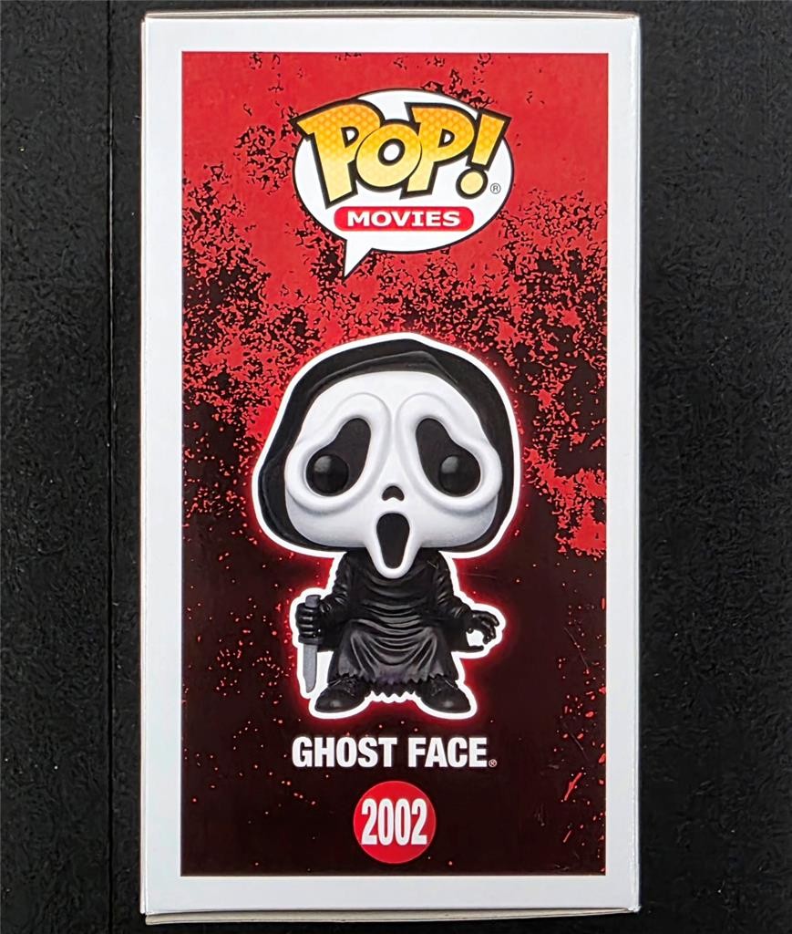 Matthew Lillard Stu & Skeet Ulrich Billy signed Ghost Face (Sit) Funko Pop ~ BAS