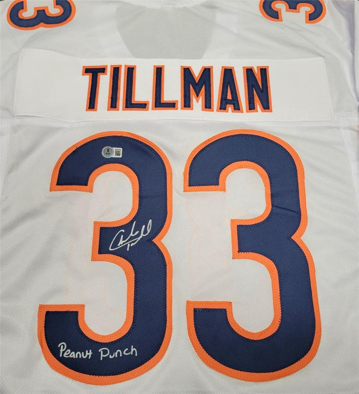 Charles Tillman signed "Peanut Punch" Chicago Bears Jersey autograph BAS Beckett
