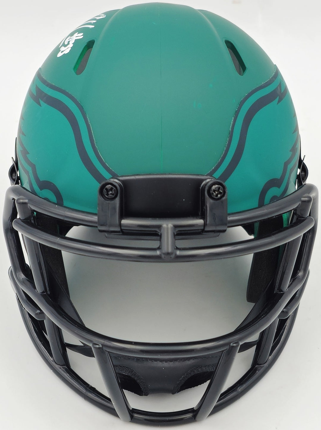 Brandon Graham Signed Philadelphia Eagles Rave Green Speed Mini Helmet JSA
