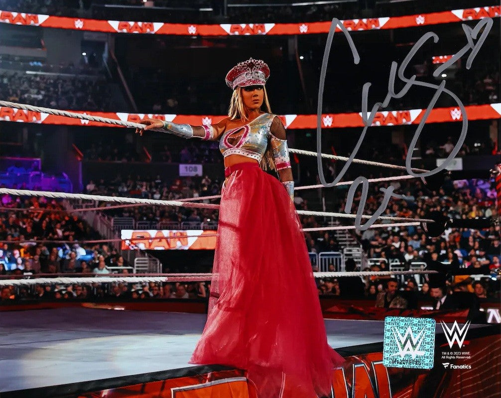 Chelsea Green Signed 8x10 WWE Apron Photo Fanatics