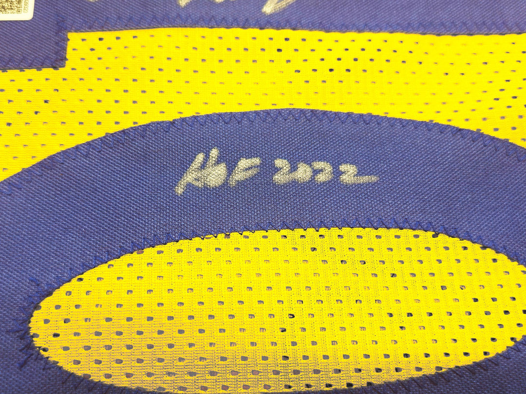 Golden State Warriors Tim Hardaway Signed Yellow Jersey "HOF 2022" Beckett Wit