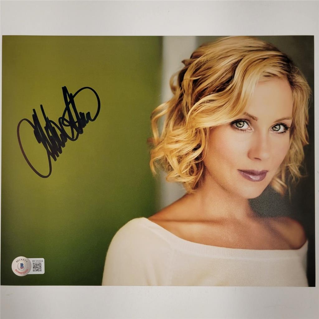 Christina Applegate signed 8x10 Photo actress autograph ~ Beckett BAS Holo