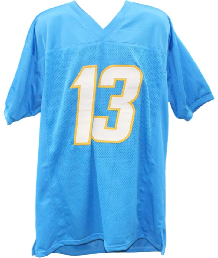 Keenan Allen Autographed/Signed Pro Style Sz XL Beckett Witness 55359