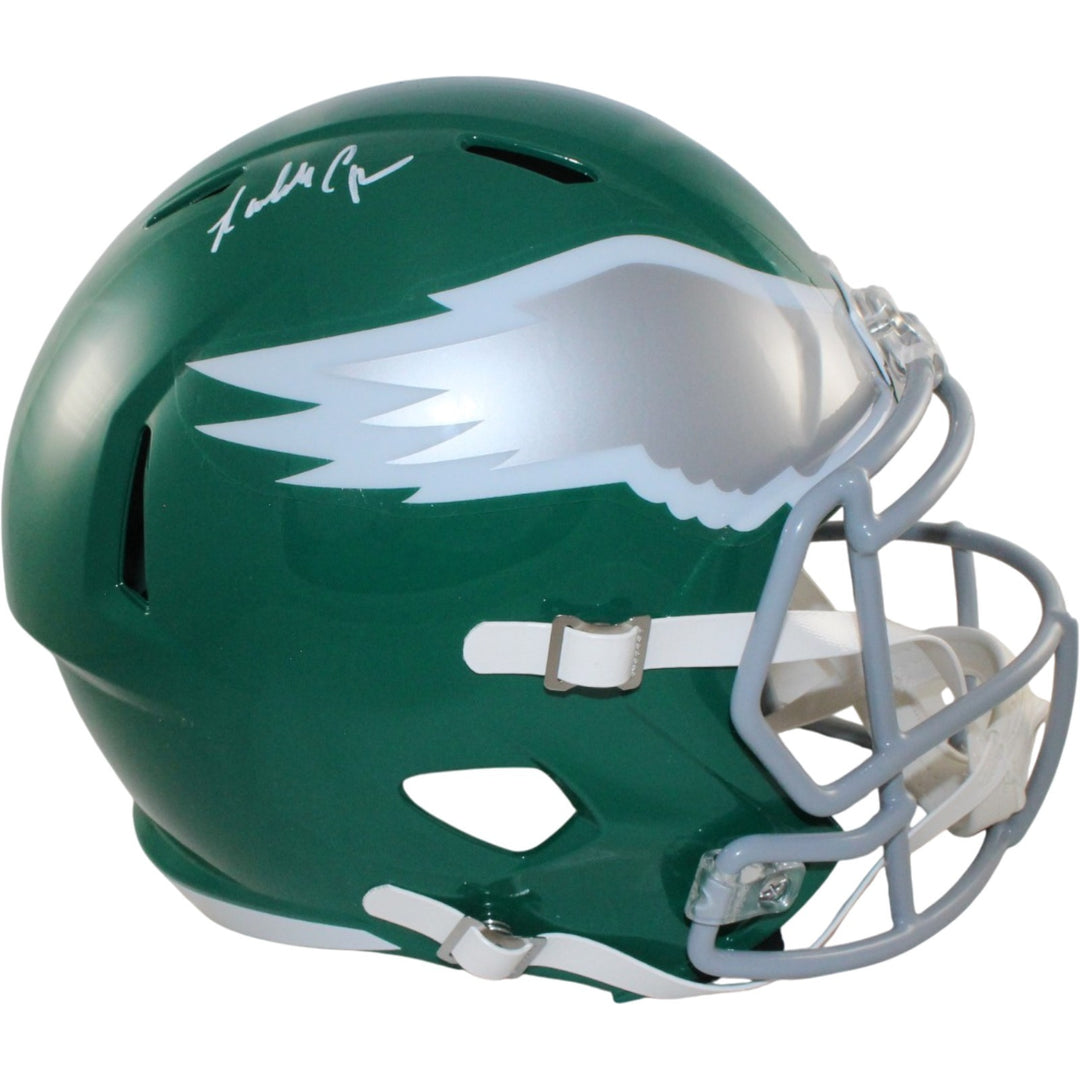 Randall Cunningham Autographed Philadelphia Eagles F/S TB Helmet Beckett 55644