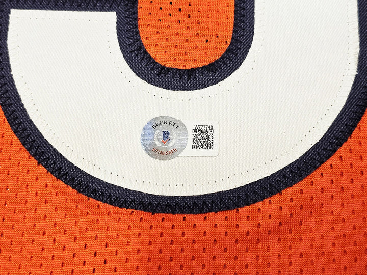 Chicago Bears Richard Dent Autographed Signed Orange Jersey "HOF 11" Beckett Wit