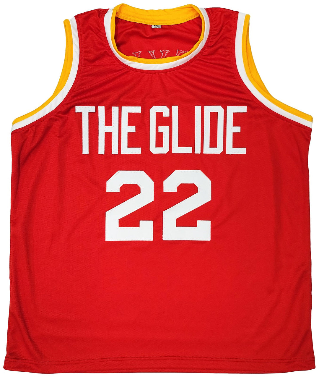 Houston Rockets Clyde Drexler Autographed Signed Red Jersey The Glide JSA