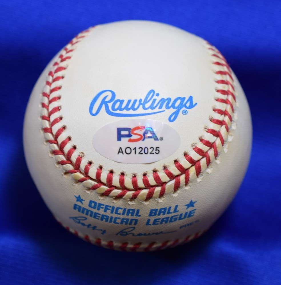 Bob Feller PSA DNA COA Autographed American League Signed Baseball