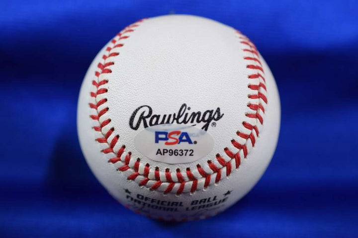 Chuck Connor PSA DNA Autograph National League ONL Signed Baseball