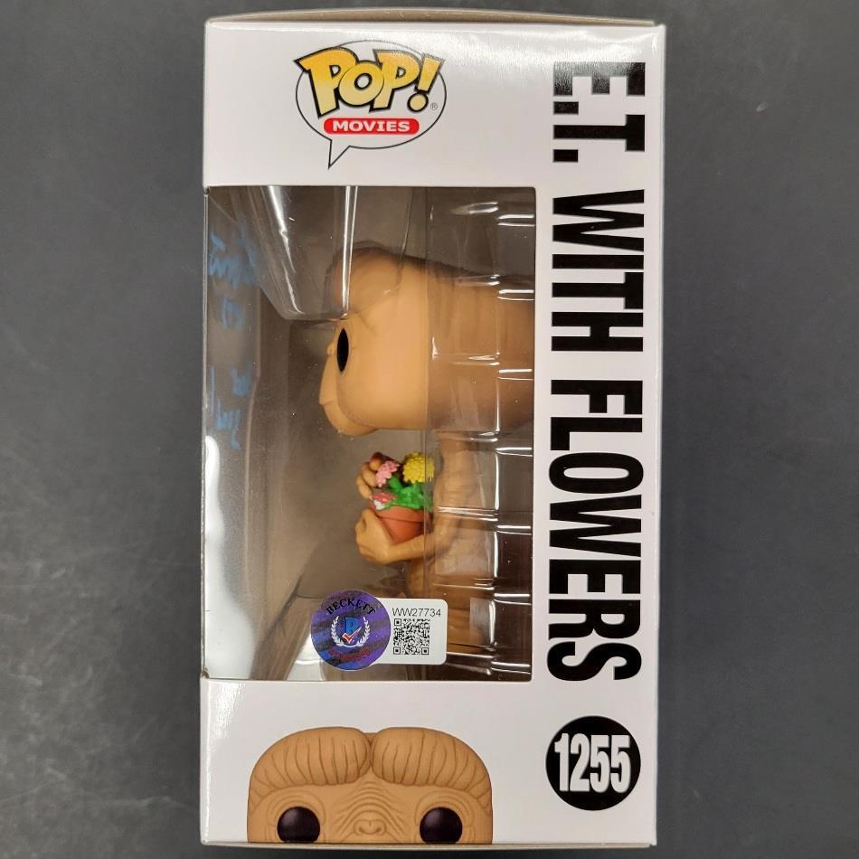 Matthew De Meritt signed "Beer good!" E.T. Flowers Funko Pop ~ BAS Witness Holo