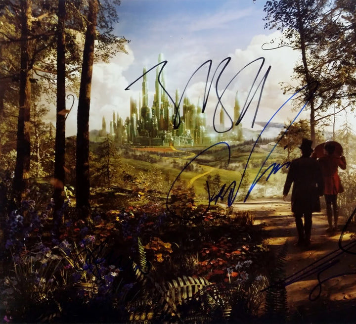 James Franco Bruce Campbell Braff OZ The Great And Powerful Signed Photo PSA