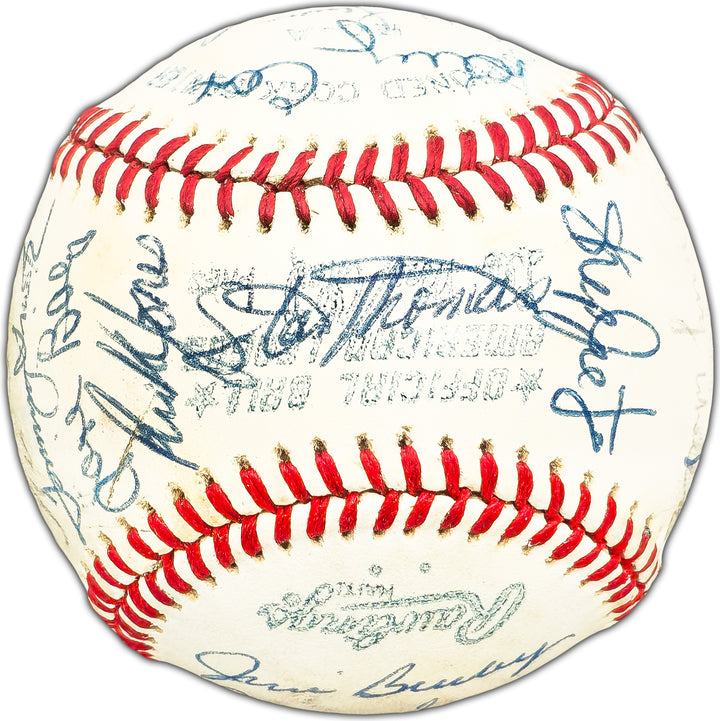 1977 Mariners Autographed AL Baseball Inaugural Year 26 Sigs JSA XX97490