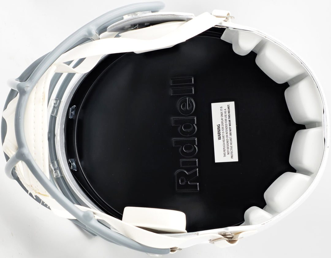 Dez Bryant Auto Cowboys White Throwback Full Size Speed Replica Helmet Beckett