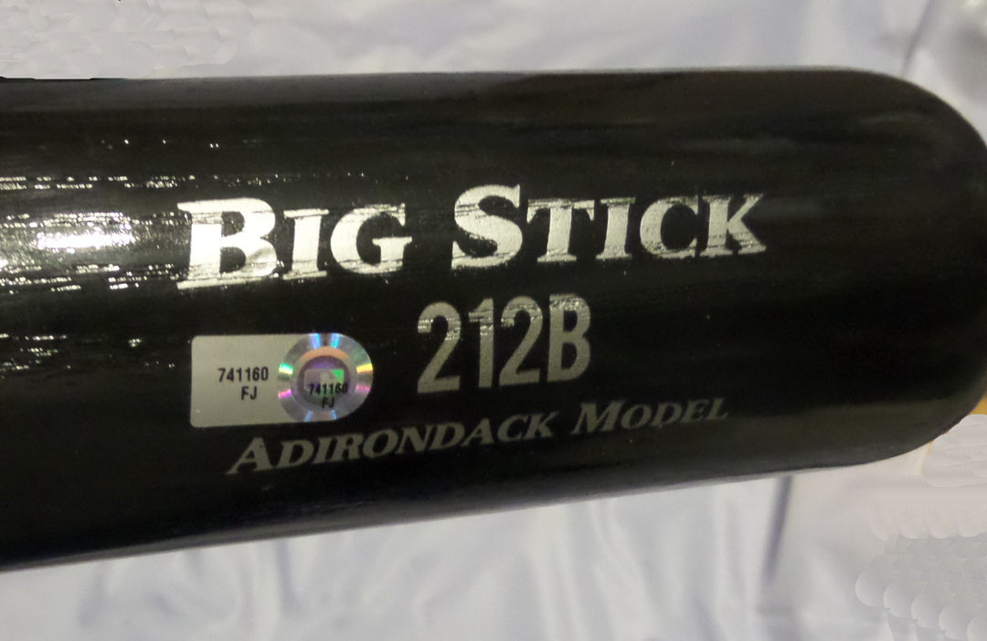 FRANCISCO MARTINEZ SIGNED RAWLINGS BIG STICK FULL SIZE BLACK BAT DETROIT TIGERS