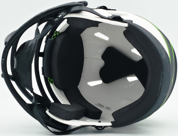 Zach Charbonnet Signed Seahawks Lunar Eclipse White Speed Mini Helmet MCS Holo
