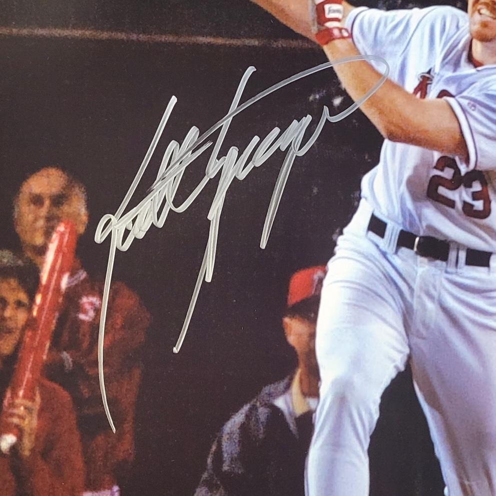 Scott Spiezio signed World Series Game 6 HR Angels 16x20 photo auto ~ PSA