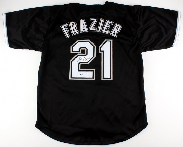 TODD FRAZIER SIGNED JERSEY YANKEES NY METS WHITE SOX REDS TODDFATHER BECKETT COA