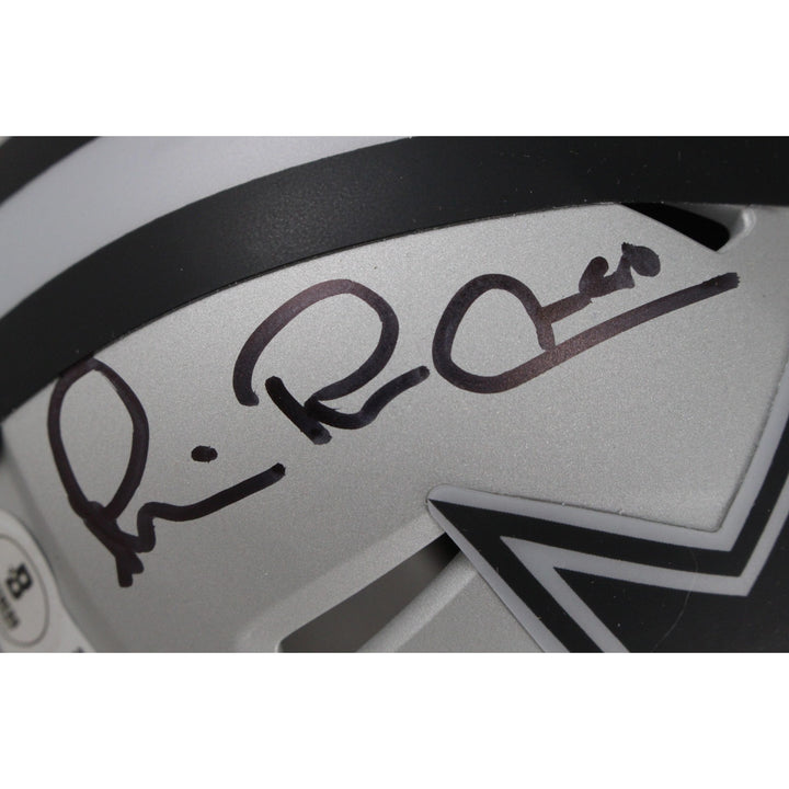 Michael Irvin Autographed/Signed Dallas Cowboys Rave Mini Helmet Beckett 53628