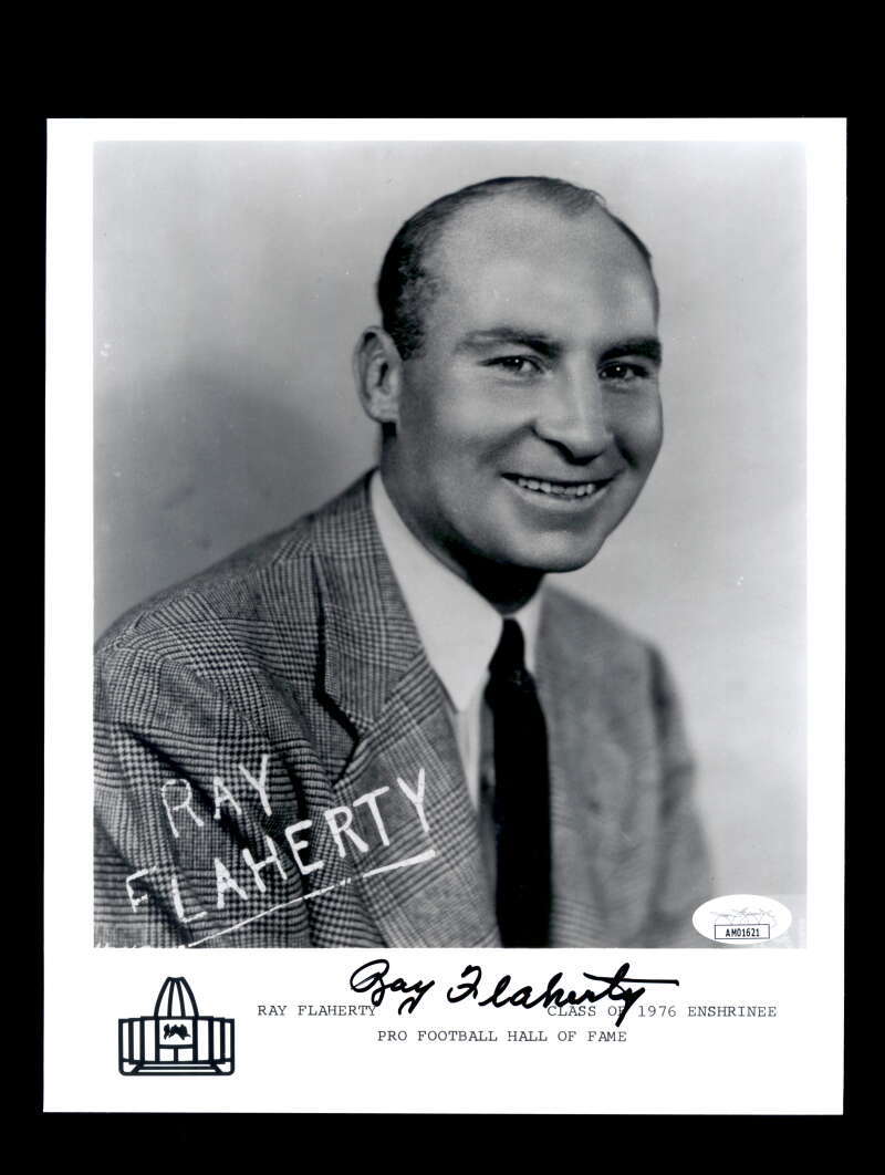 Ray Flaherty JSA Coa Signed 8x10 Autograph Photo