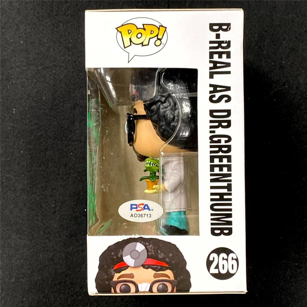 B-Real signed "Dr. Greenthumb" Cypress Hill Funko Pop! 266 figure auto PSA