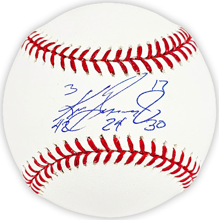 Ken Griffey Jr. Auto MLB Baseball Mariners Career Uniform Numbers Beckett