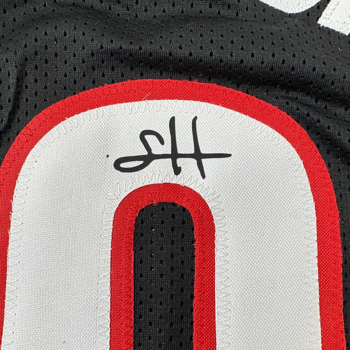 Facsimile Autographed Scoot Henderson Portland Black Reprint Jersey Size Mens XL