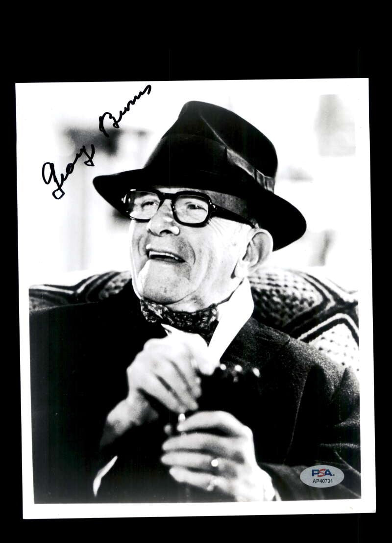 George Burns PSA DNA Coa Signed 8x10 Photo Autograph