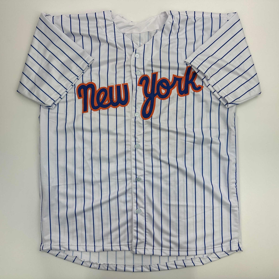 Facsimile Autographed Juan Soto New York Pinstripe Reprint Jersey Size Men's XL