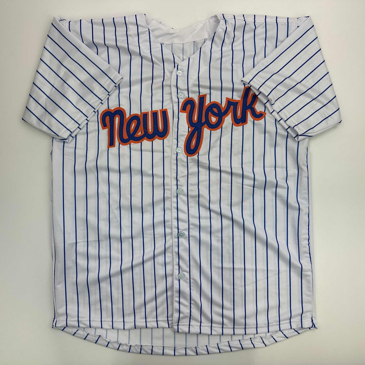 Facsimile Autographed Juan Soto New York Pinstripe Reprint Jersey Size Men's XL